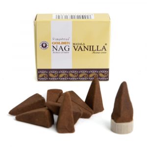 Golden Nag Vanilla Incense Cones (1 Pack)