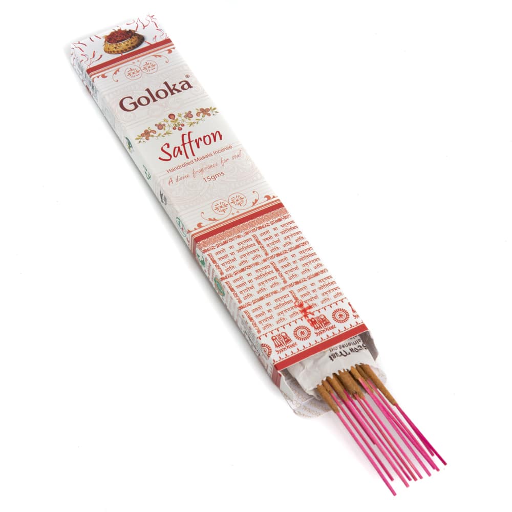 Goloka Saffron Incense (1 Pack)
