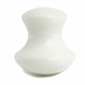 Gemstone Massage Aid White Jade Mushroom