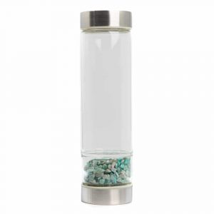 Spiru Gemstone Water Bottle Amazonite - 400 ml