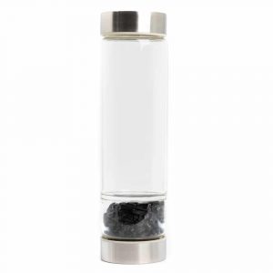 Spiru Gemstone Water Bottle Black Tourmaline - 400 ml