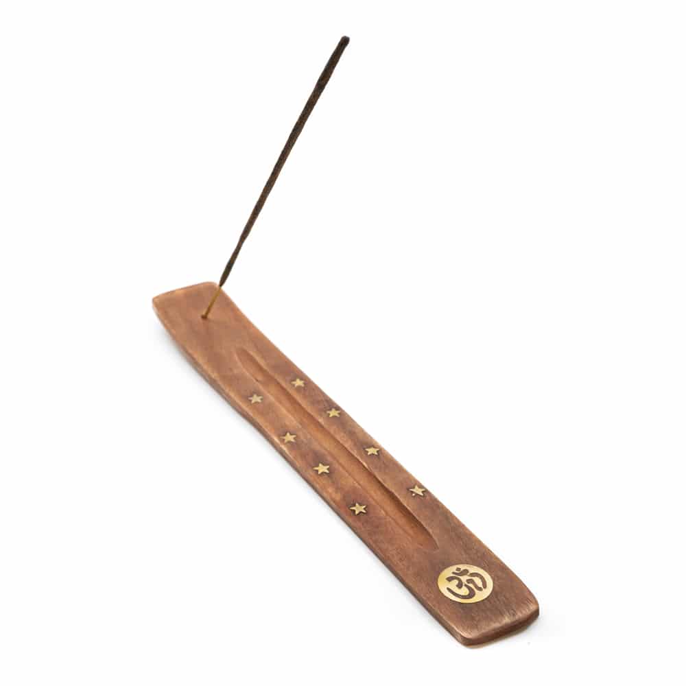 Incense Holder Wood OHM (25 cm)