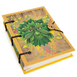 Handmade Notebook The Celtic Green Man  (18 x 13 cm)