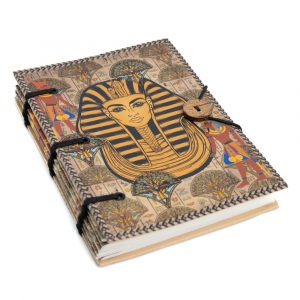 Handmade Notebook Pharaoh Mask (18 x 13 cm)