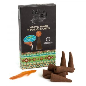 Tribal Soul White Sage and Palo Santo Backflow Incense Cones (1 pack)