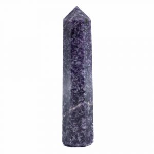 Gemstone Obelisk Point Lepidolite - 80-100 mm
