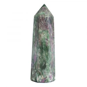 Gemstone Obelisk Ruby in Zoisite - 100-120 mm