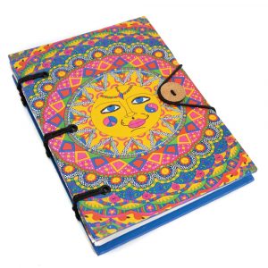 Handmade Notebook Sun Colorful (18 x 13 cm)