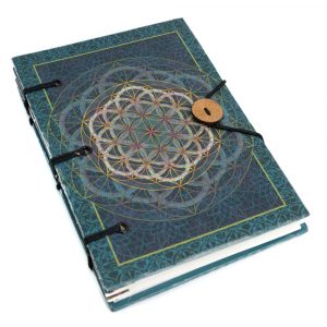Handmade Notebook Seed of Life (18 x 13 cm)