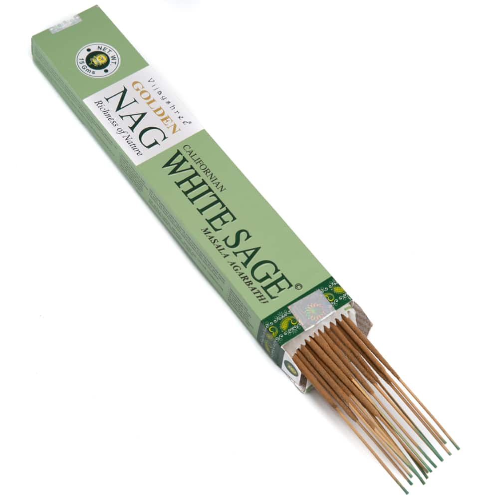 Golden Nag White Sage Incense (1 Pack)