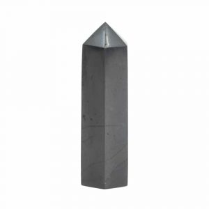 Gemstone Facet Obelisk Shungite 5 cm