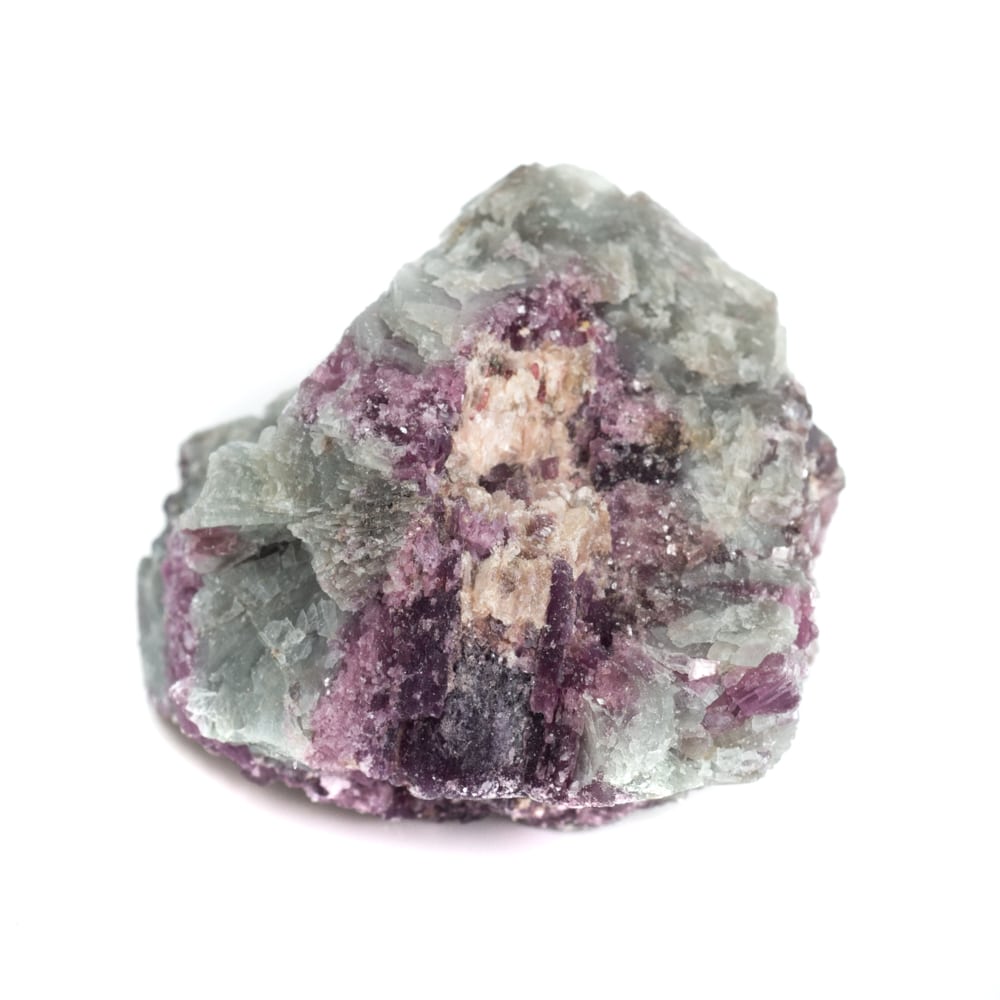 Raw Albite with Pink Tourmaline Inclusions Gemstone 40 - 60 mm