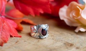 Silver Ring with Gemstone