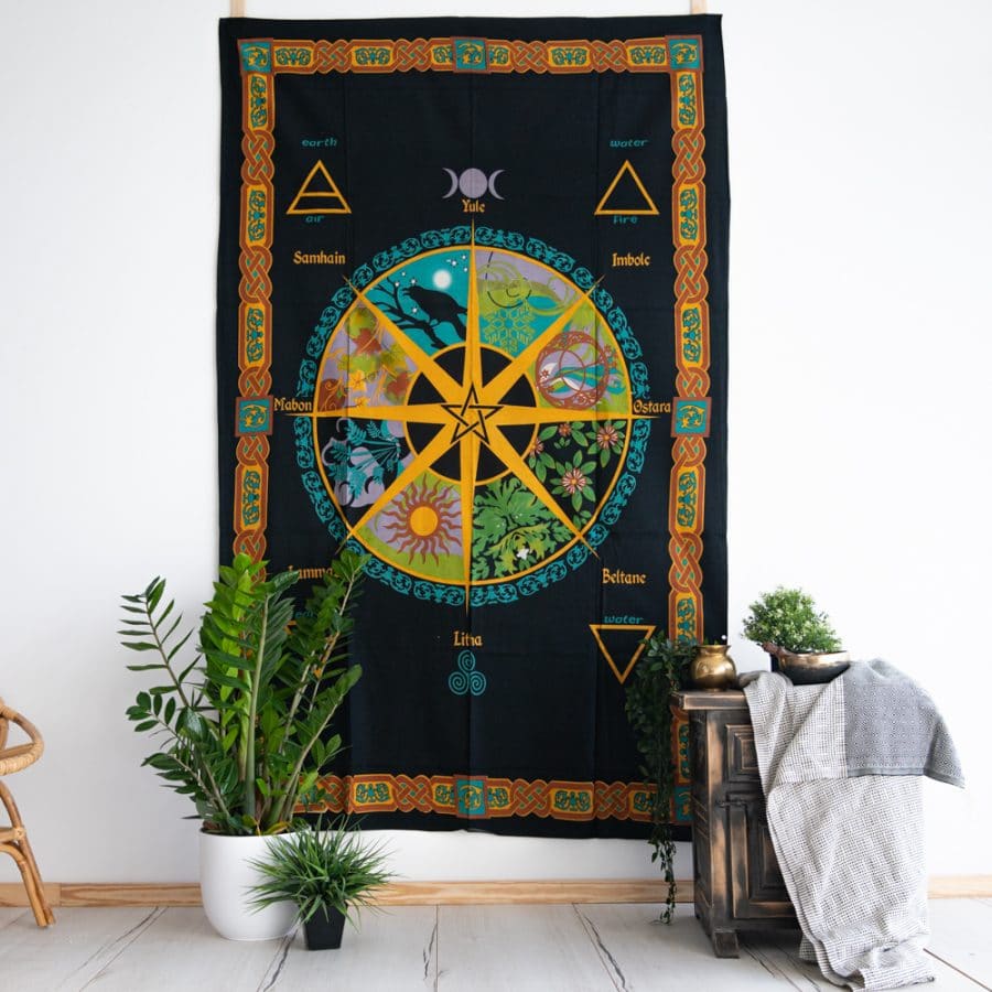 celtic pentical tapestry