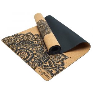 Yoga Design Lab Yoga Mat Cork Mandala Black 3.5 mm - 178 x 61 cm