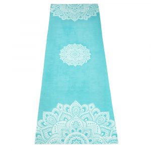 Yoga Design Lab Yoga Mat Towel - Mandala Turquoise