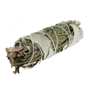 White Sage & Cedar Smudge Stick (approx. 10 cm)