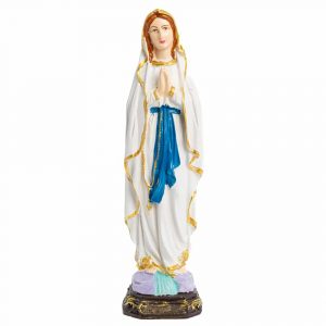 Statue of Saint Mary of Lourdes - Hand Painted (30 cm)
