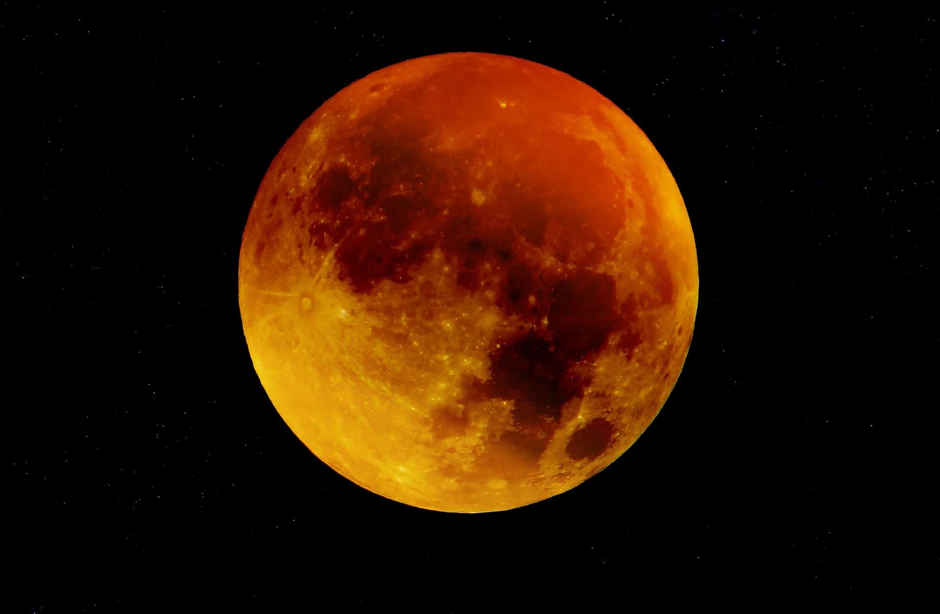 blood moon lunar eclipse black sky