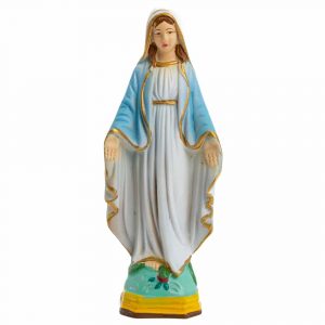 Statue of Saint Mary Miraculous - Hand Painted (17.5 cm)