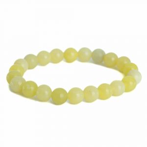Gemstone Bracelet Lemon Jade - 8 mm