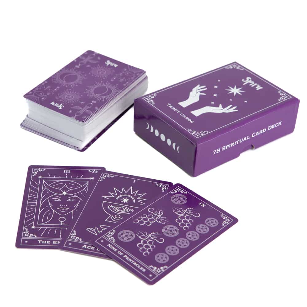 Spiru Tarot Deck - 78 Cards Including Box - Purple