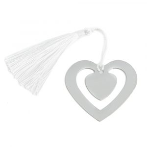 Bookmark Heart for Happiness & Love