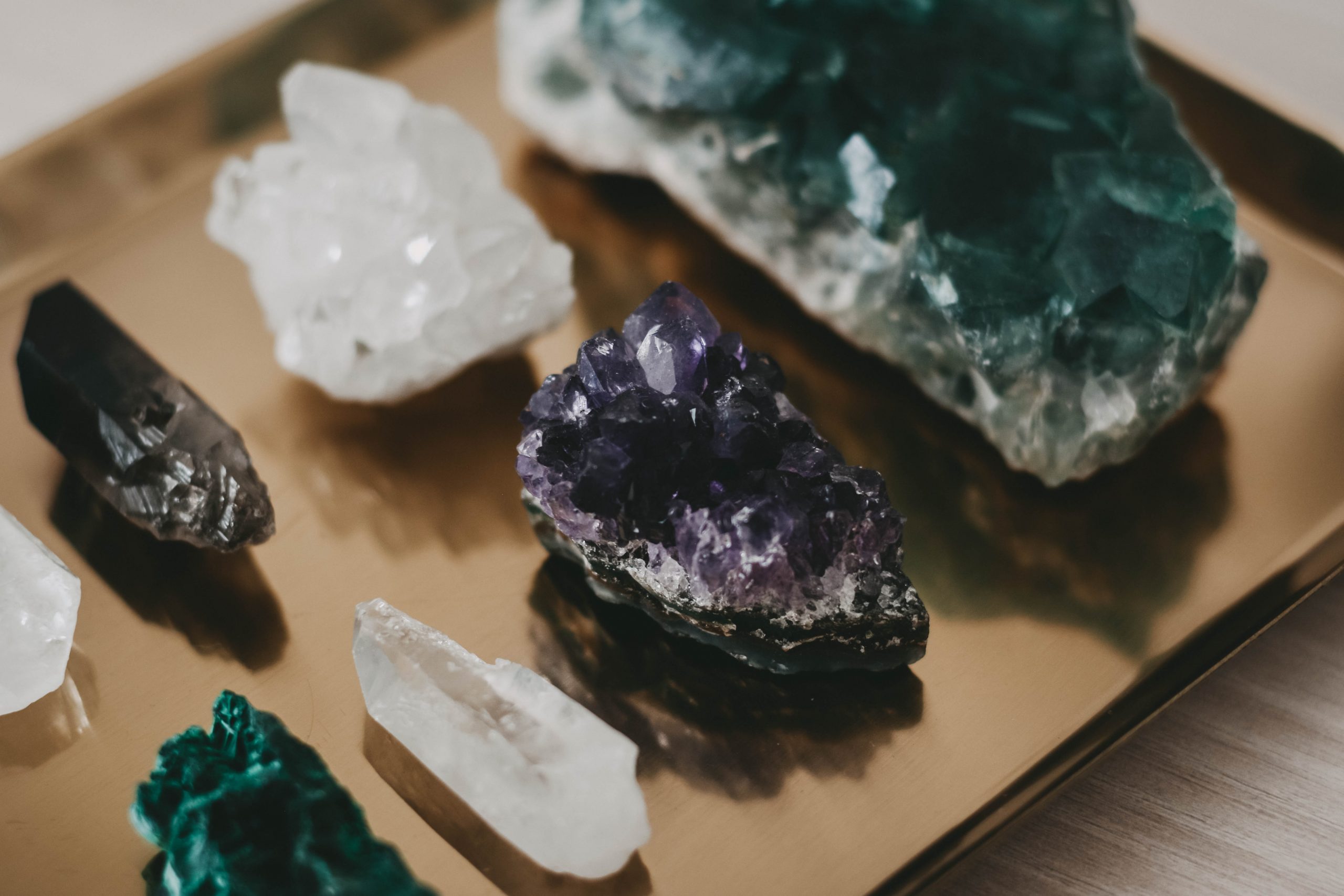 gemstone cluster mix