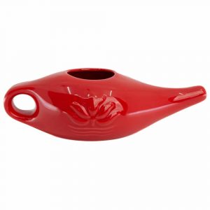 Neti Pot Ceramic - Red - 250 ml