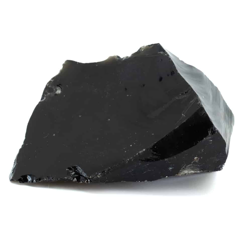 Rough Black Obsidian Gemstone 5 - 8 cm