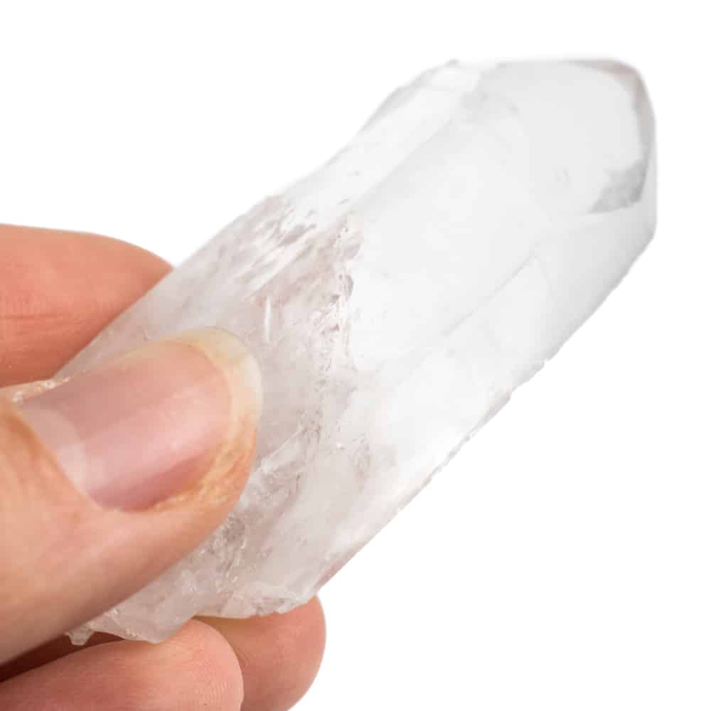 Rough Brazilian Rock Crystal Gemstone Point 5 - 7 cm