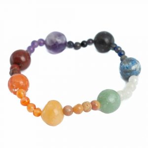 Gemstone Bracelet 7 Chakra - 4 x 1 beads