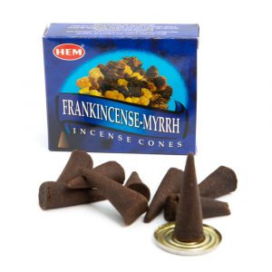 HEM Frankincense Myrrh Incense Cones (1 Box)