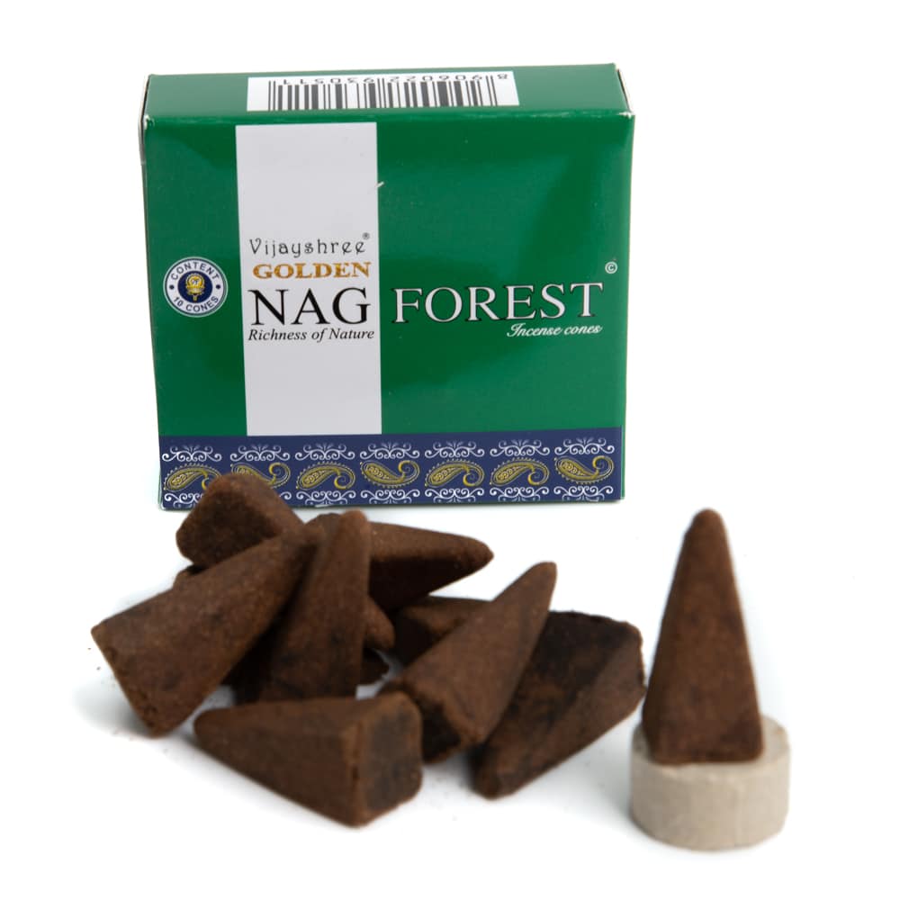 Golden Nag Forest Fragrance Incense Cones (1 pack)