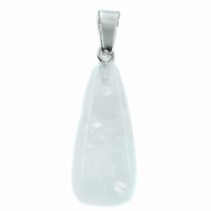 Gemstone Pendant Rock Crystal Drop