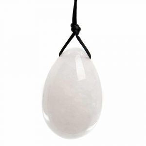 Yoni Egg Rock Crystal (45 x 30 mm)