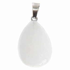 Drop-Shaped Gemstone Pendant Rock Crystal (20 mm)