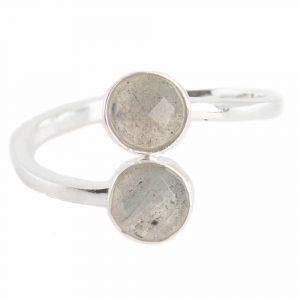 Gemstone Ring Labradorite - 925 Silver