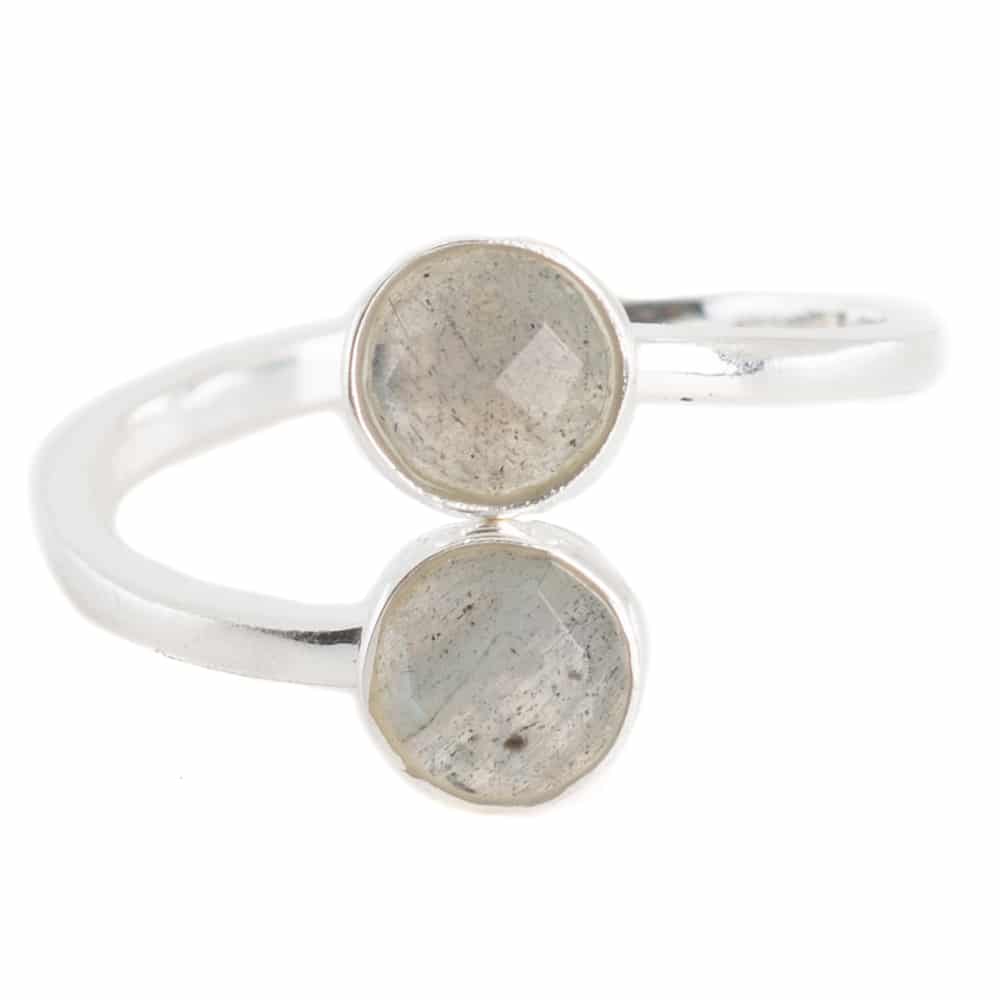 Gemstone Ring Labradorite - 925 Silver