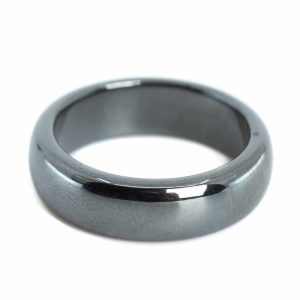 Gemstones Ring Hematite (6 mm - Size 17)