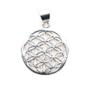 Flower of Life Pendant 925 Silver (20 mm)
