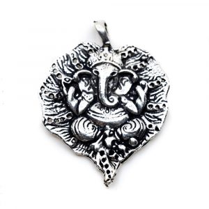 Pendant Ganesha Silver-coloured (30 mm)