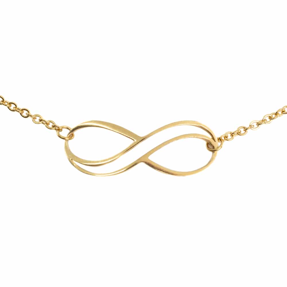 Pendant Infinity Gold Color (25mm)