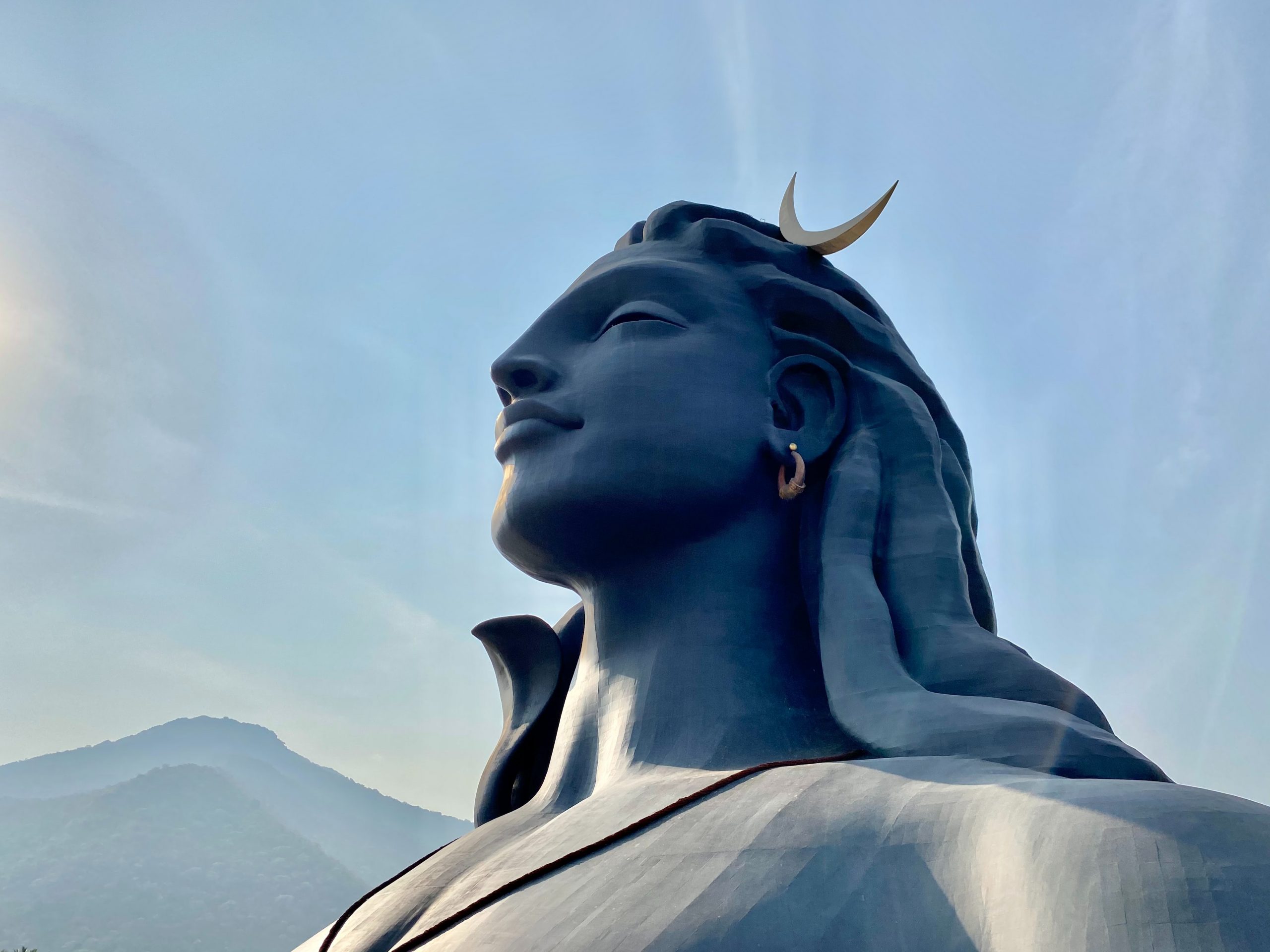 large shakti statue