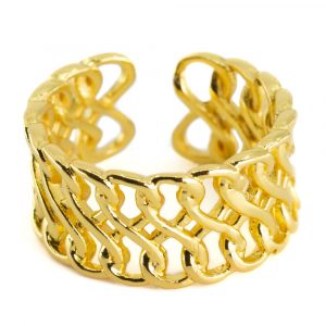 Adjustable Ring 'Infinite' Copper Gold