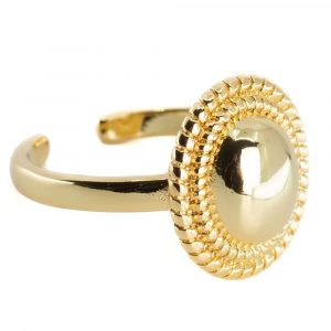 Adjustable Ring Sphere Copper Gold