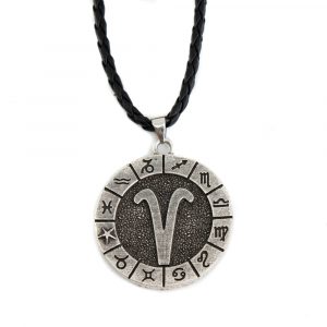 Metal Horoscope Pendant Aries (40 mm)
