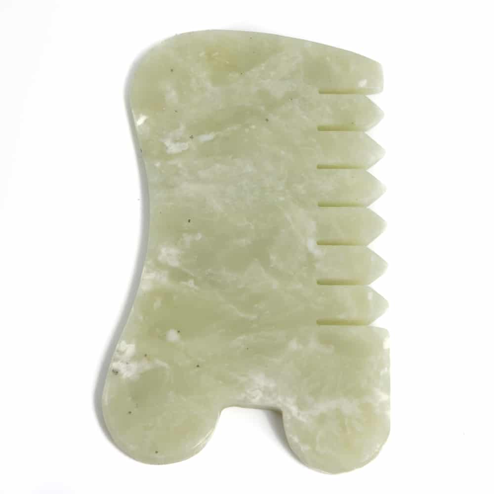Guasha Scraper Jade Comb - 90 mm