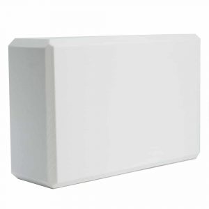 Spiru Yoga Block EVA Foam White Rectangular - 22 x 15 x 7.5 cm
