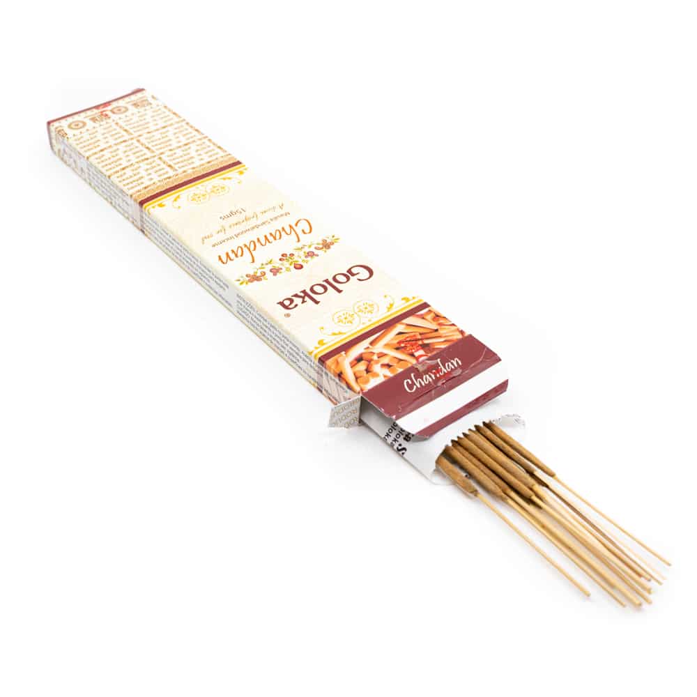 Goloka Incense Sticks Chandan Masala Sandalwood (14 sticks)
